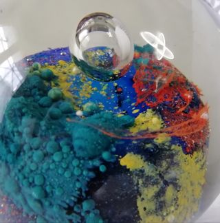 Fermacarte vetro di Murano vintage a '70