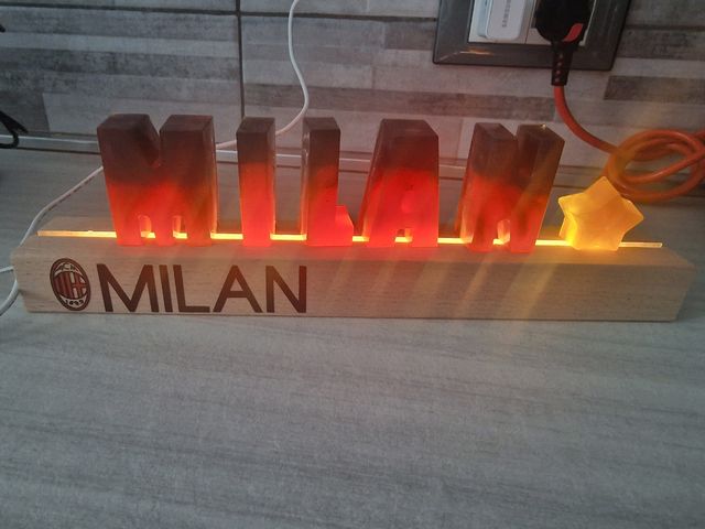 Lampada squadra del cuore.