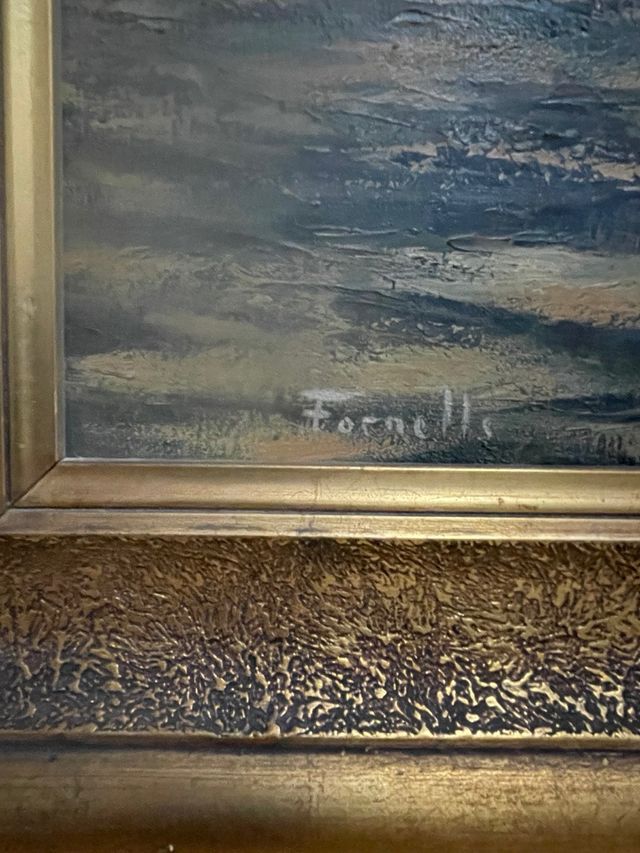 Óleo de Fornells bien conservado