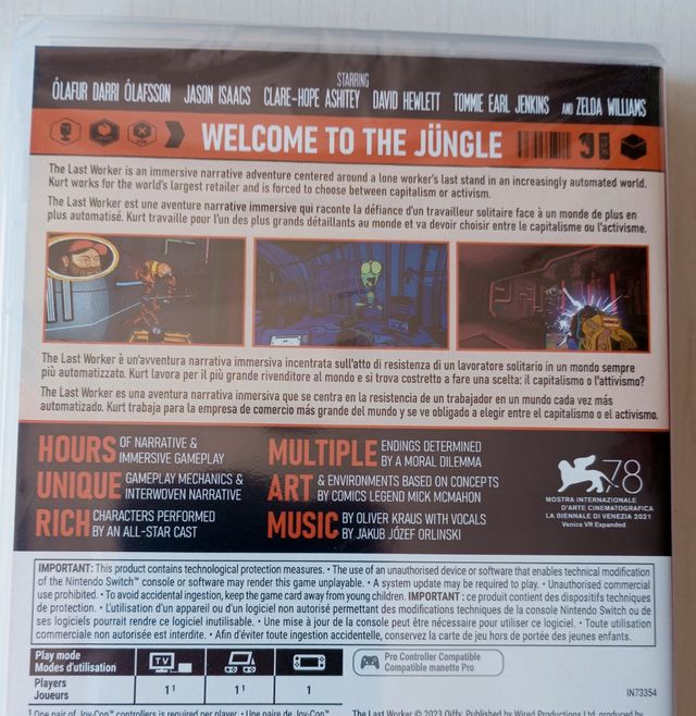 (PRECINTADO) The Last Worker Nintendo Switch