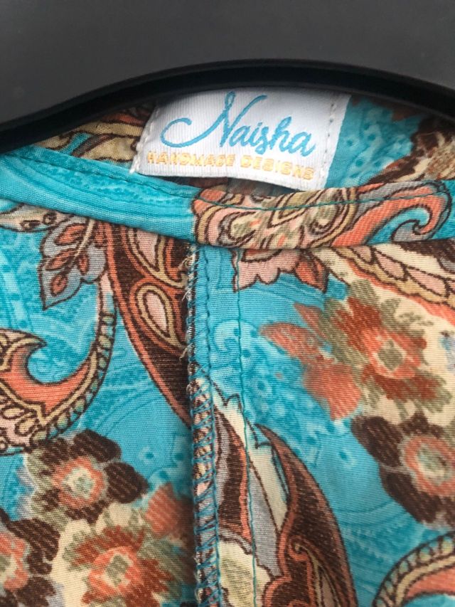 Vestido largo de seda