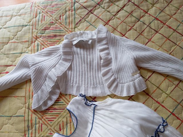 Vestitino bambina Monnalisa con copri