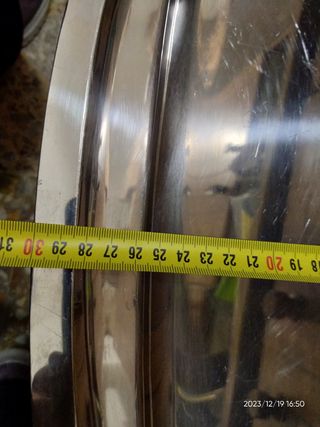 Vassoio in acciaio VINTAGE 60 cm