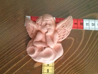 Angelo in terracotta da parete