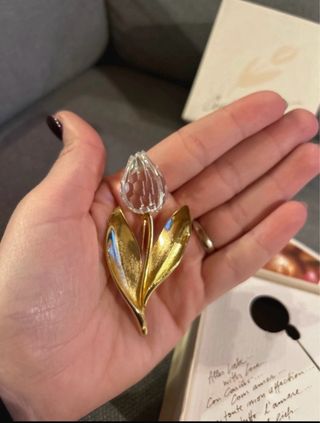 Spilla crystal tulip