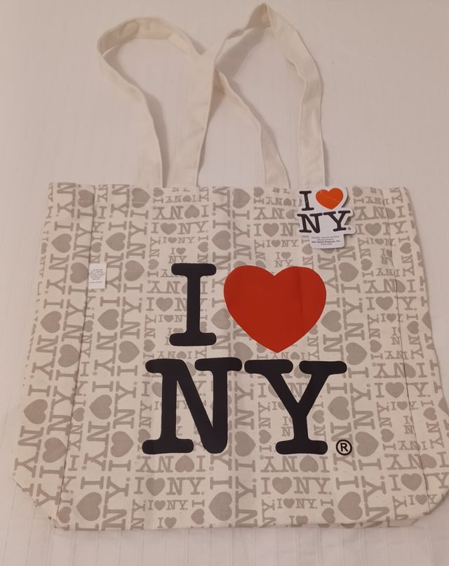 Bolsa lona estampada NY.