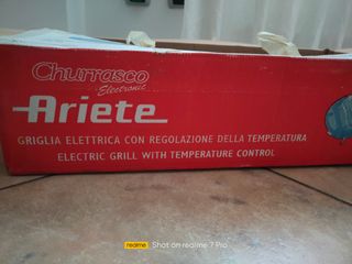 GRIGLIA ELETTRICA CON REGOLATORE DI TEMP