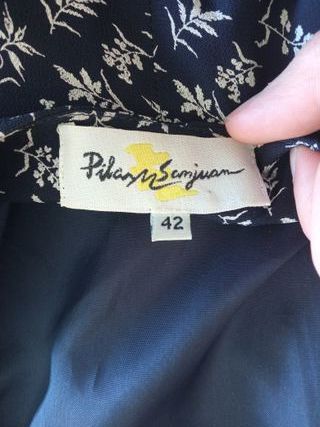 Vestido estampado de flores de Pilar Sanjuan