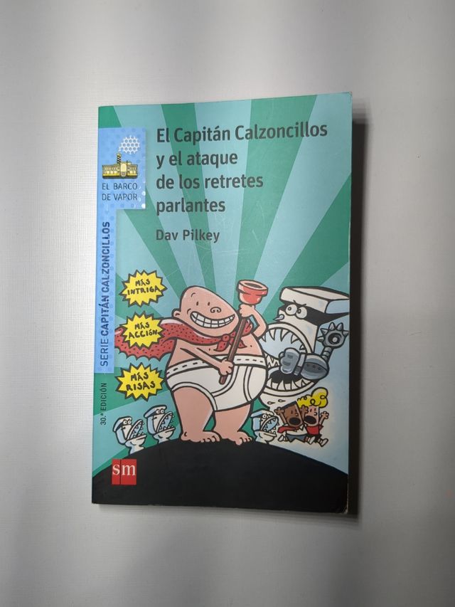 Lote 2 LIBROS ( capitán calzoncillos)
