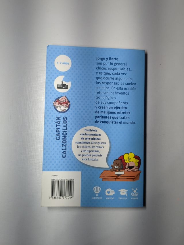 Lote 2 LIBROS ( capitán calzoncillos)