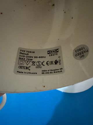 Lampadario a sospensione ikea bianco 