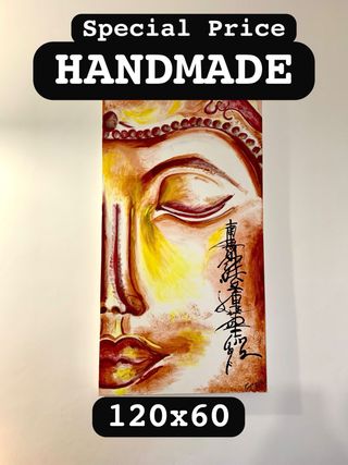 Quadro Buddah 120x60 cm fatto a mano handmade