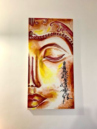 Quadro Buddah 120x60 cm fatto a mano handmade