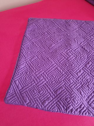 Colcha cama de 135cm y 2 cojines de 45x45cm
