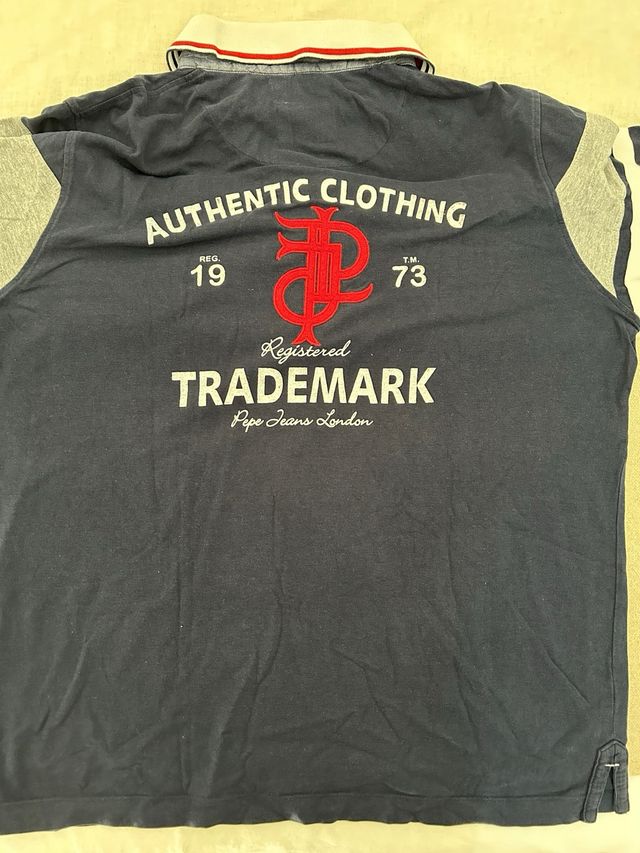 Polo Pepe Jeans manga larga L azul