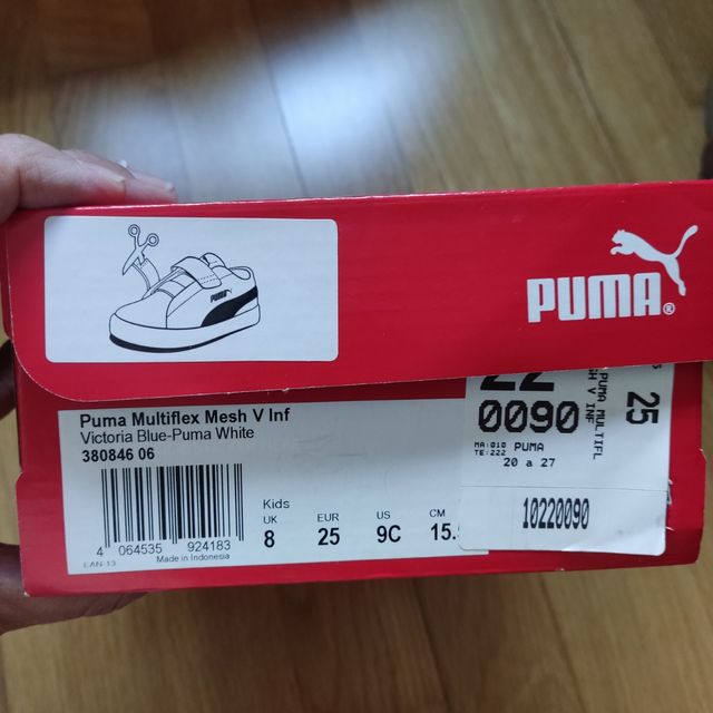 Zapatillas Puma talla 25