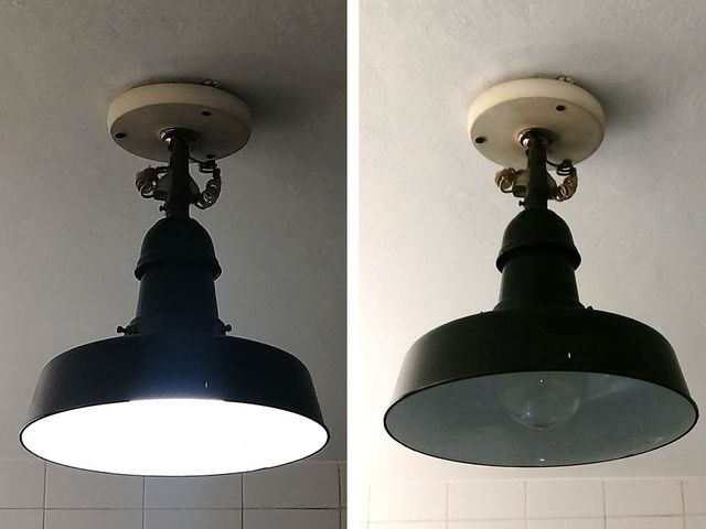 ANTIGUA LÁMPARA INDUSTRIAL