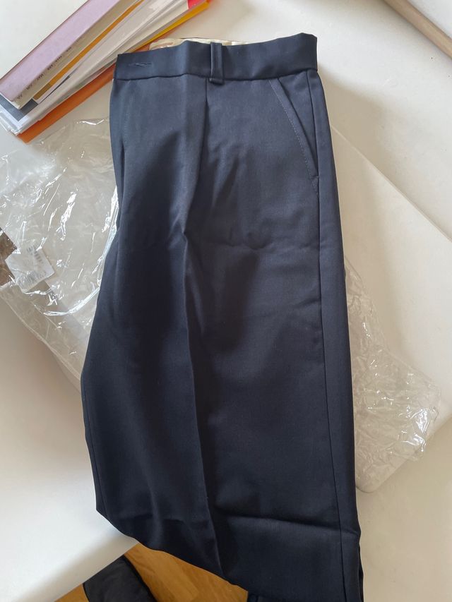 Pantalon pinzas negro
