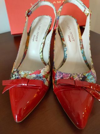 Zapatos destalonados de tacón 👠