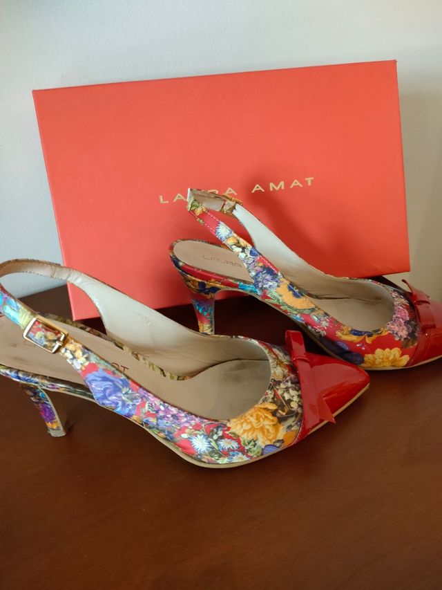 Zapatos destalonados de tacón 👠