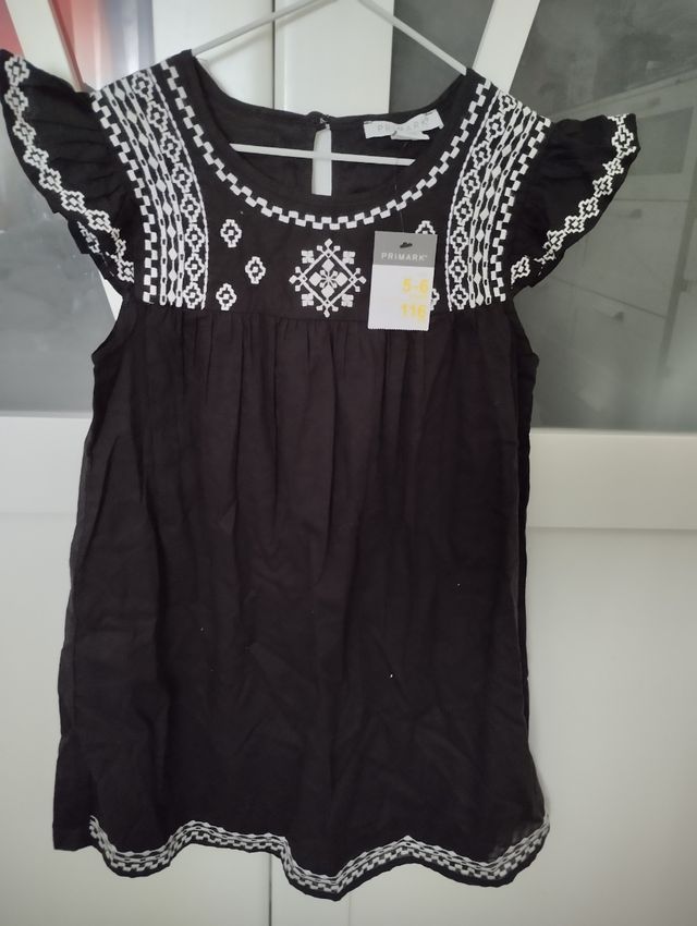 Vestido niña etnico nuevo talla5
