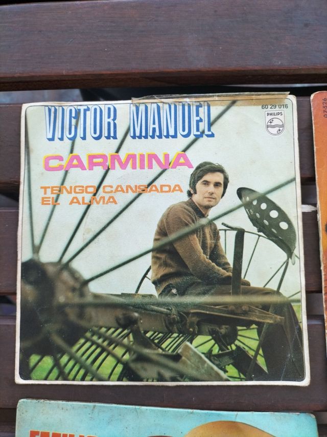 Vinilos Manolo escobar, "el moro", Víctor manuel