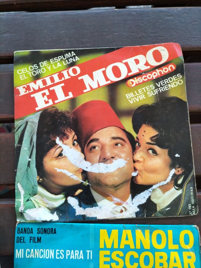 Vinilos Manolo escobar, "el moro", Víctor manuel