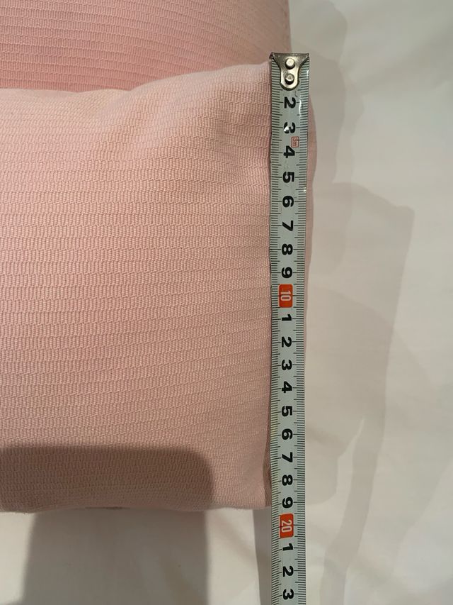 3 Cojines rosas rectangulares ikea