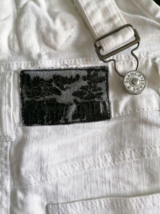 Peto Mini Vaquero T36 Blanco 