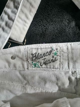Peto Mini Vaquero T36 Blanco 