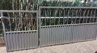 Puerta batiente forja