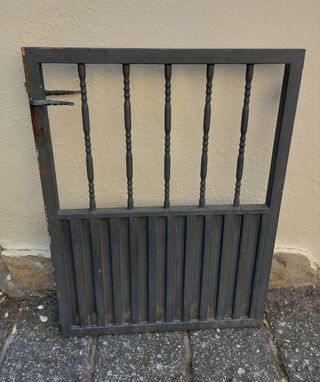 Puerta batiente forja