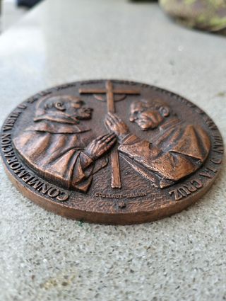 Medalla religiosa papa