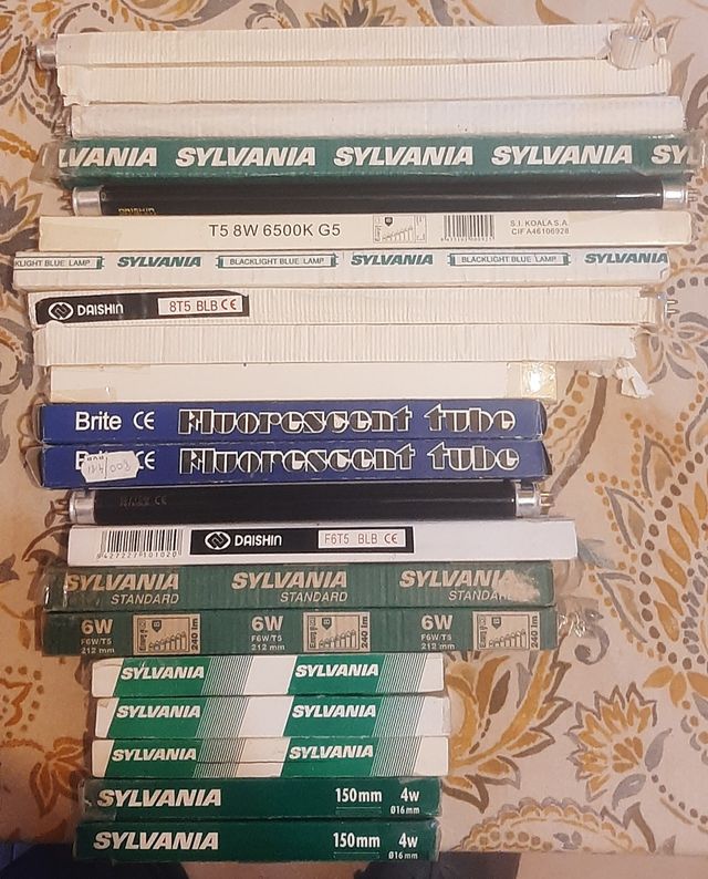 Tubos fluorescentes 4.6 y 8W