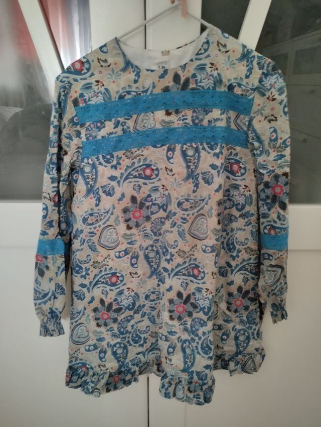 Vestido niña talla 5 años manga larga