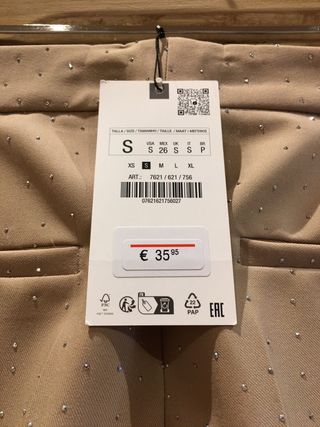 TRAJE DE ZARA NUEVO SIN ESTRENAR 