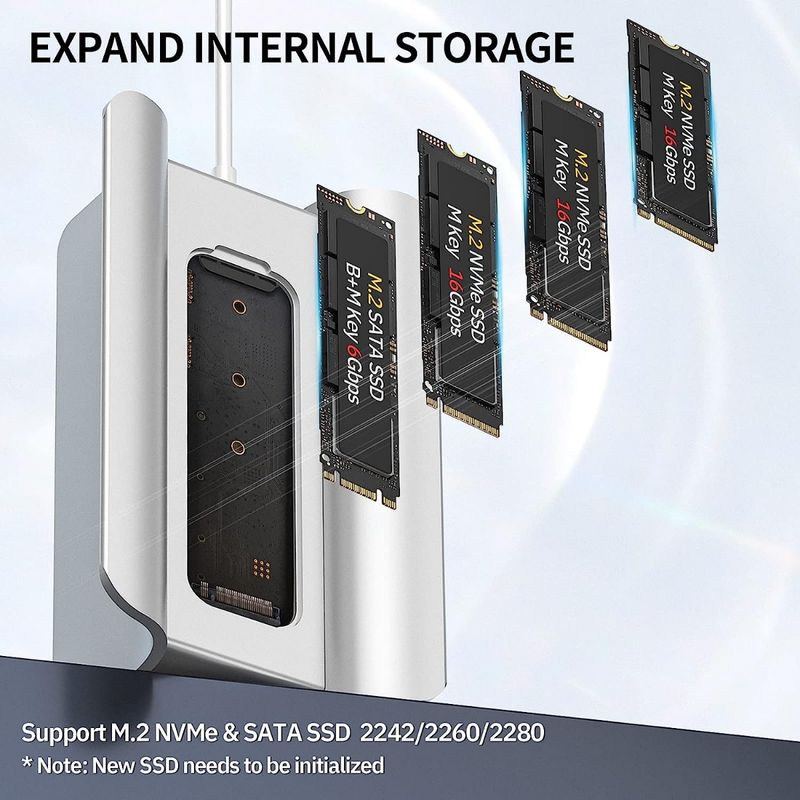 Hub USB C para Mac Mini afbeelding 2