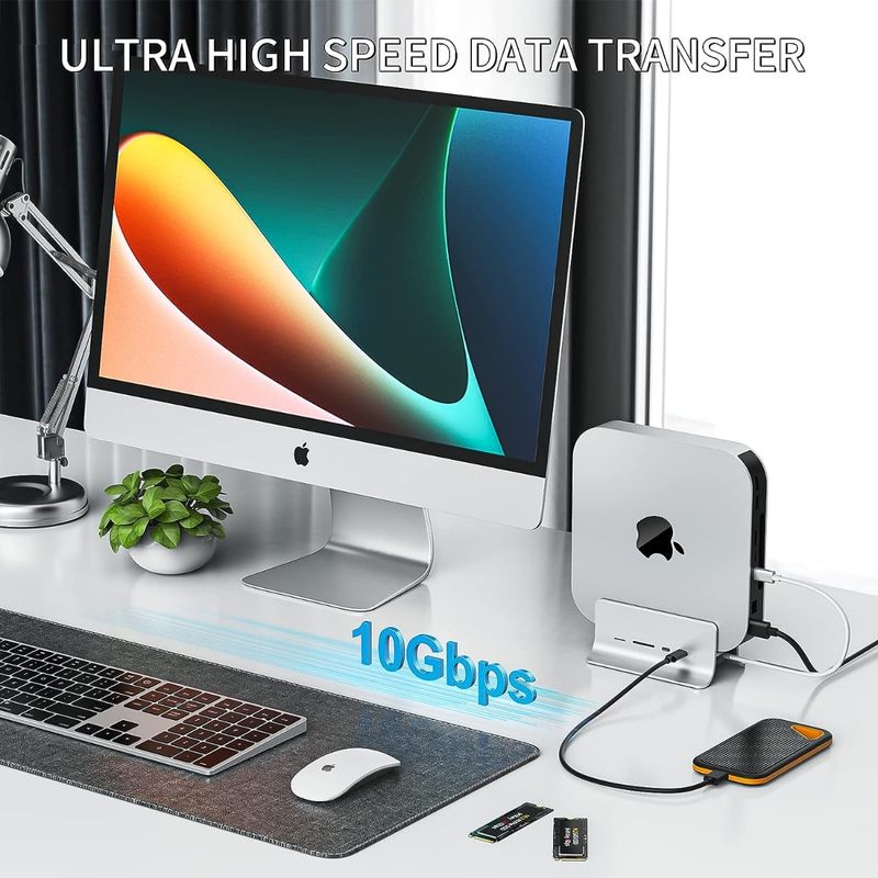 Hub USB C para Mac Mini afbeelding 4