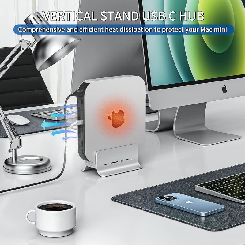Hub USB C para Mac Mini afbeelding 5