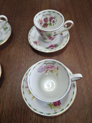 Juego tazas de cafe inglesas