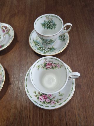 Juego tazas de cafe inglesas