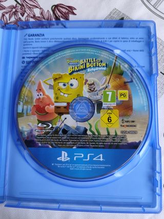 Juego Bob esponja PS4