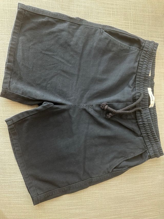 Calções azuis tamanho S novos