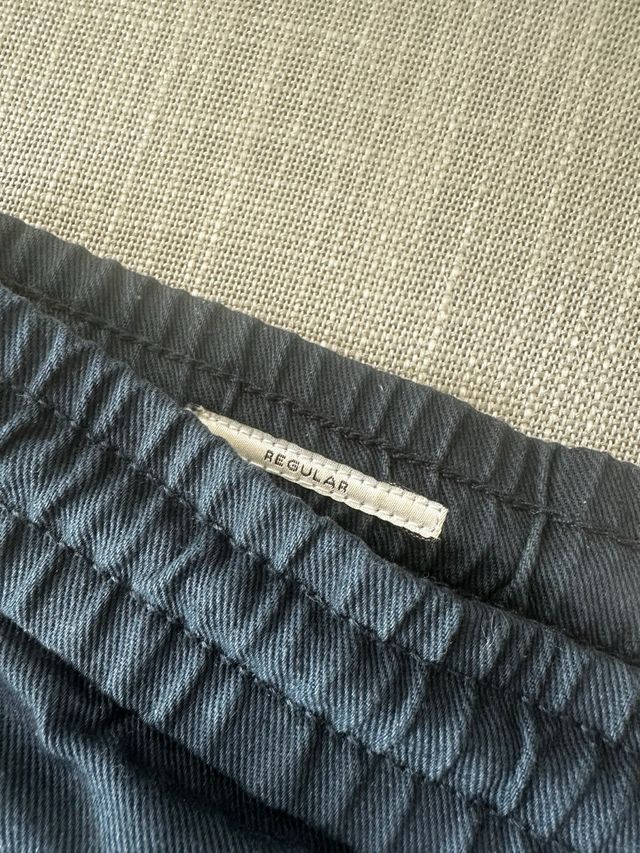 Calções azuis tamanho S novos