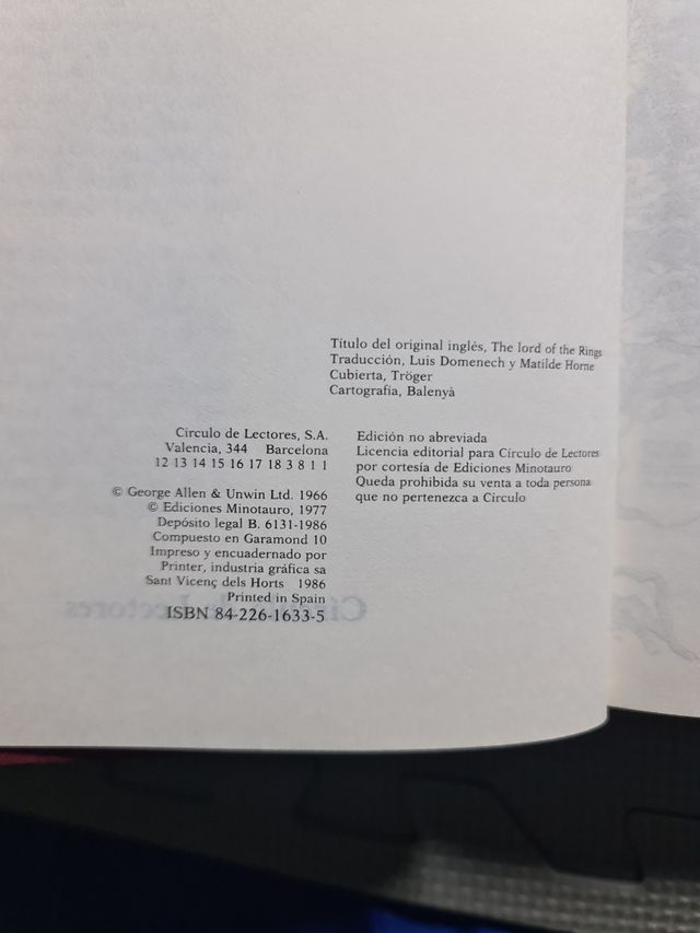 El Señor de los anillos - J.R.R Tolkien