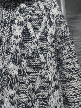 Chaqueta mujer lana con capucha T.L