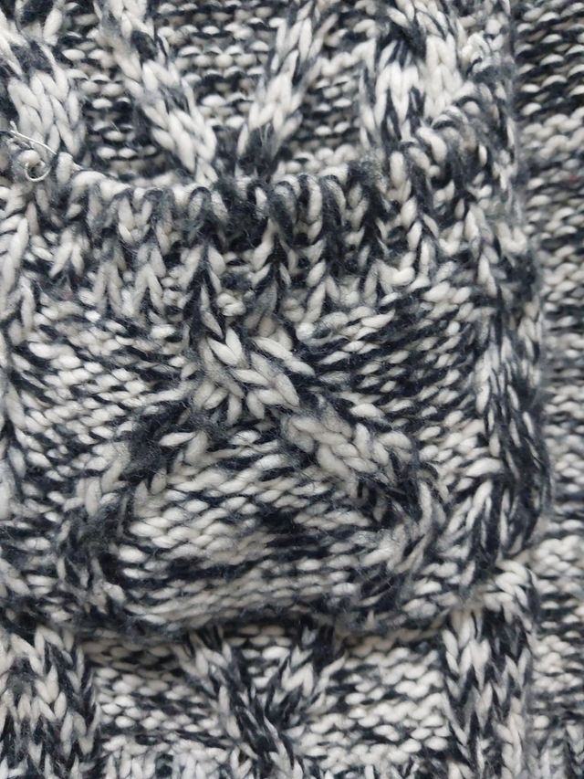 Chaqueta mujer lana con capucha T.L