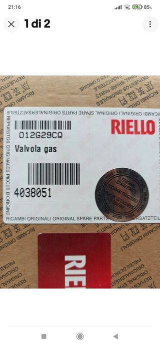Valvola gas Riello 4038051