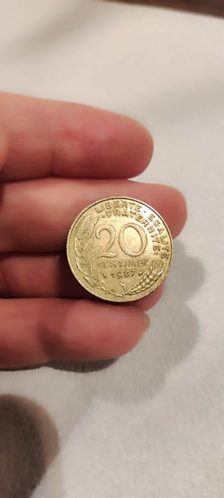 Moneta francese 20 Centimes