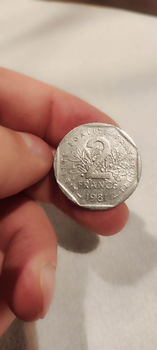 Moneta francese 2 Franchi